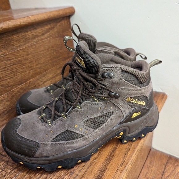 Columbia Hiking Boot, brown Waterproof Leather mens size 7.5, Winter Boot - Picture 7 of 14